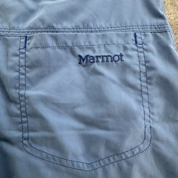 Marmot Shorts Womens 4 Blue Beth Rodden Pockets Beach Board Shorts 5" Inseam - Picture 5 of 12
